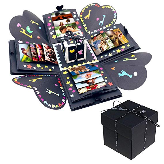 Explosion Gift Box 5 Layers DIY Photo Album Anniversary Exploding Gift Box  for Boyfriend Husband Birthday Gift - Etsy
