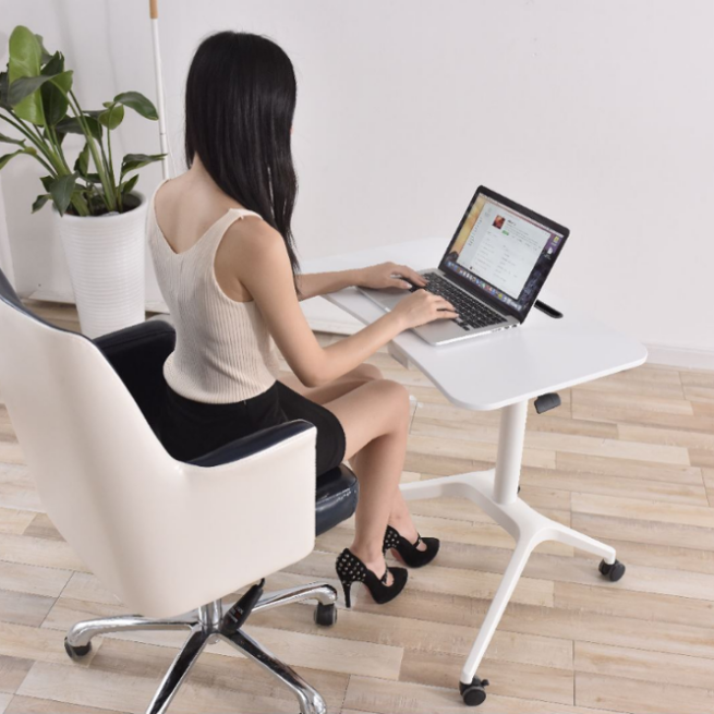 Small sit-standing desk - Single Leg Desk