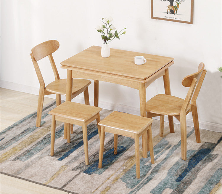 Space Saving Design Foldable And Expandable Solid Wood Table – Space ...